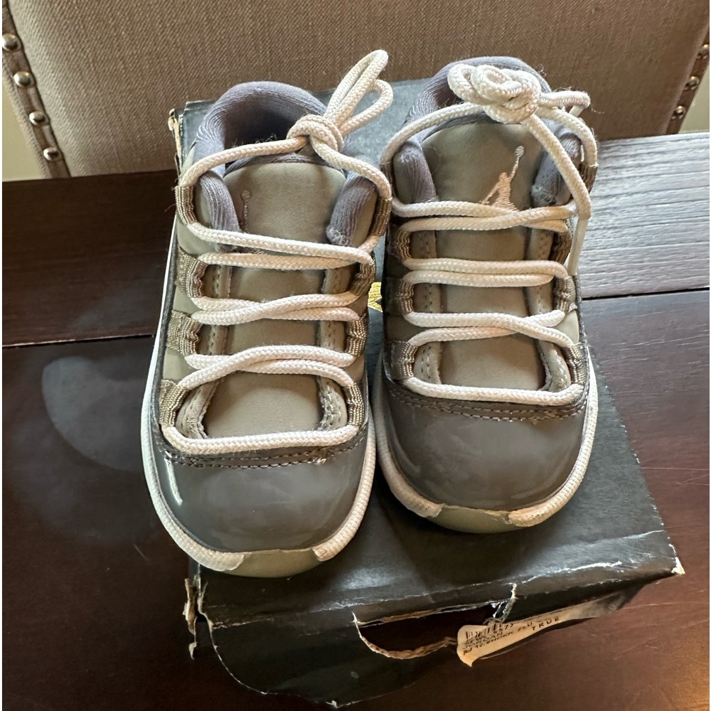 Jordan 11 Cool Grey Low Toddler Size 4c